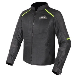 Chaqueta Hombre LS2 BREEZE Negro Amarillo
