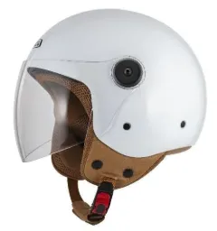 Casco Jet NZI Magma blanco brillo