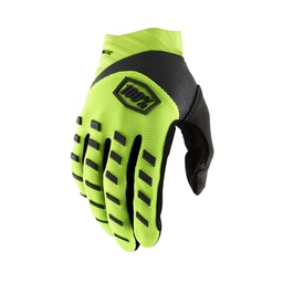 Guantes 100% Airmatic Youth Amarillo Fluor / Negro