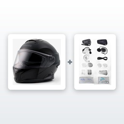 Kit Conectado - Casco + Intercomunicador Cardo