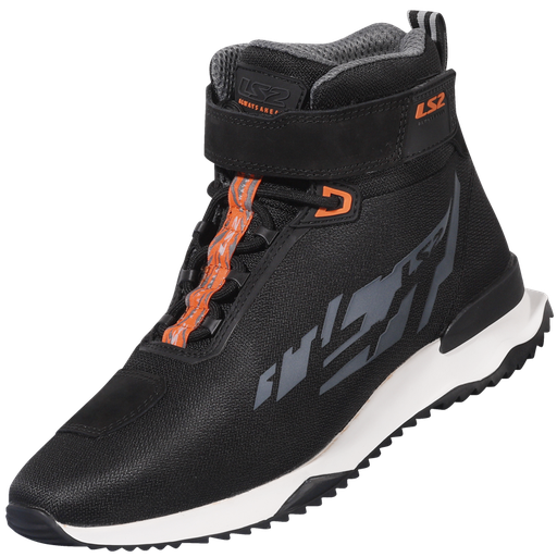 LS2 ACRUX MAN BOOTS BLACK H-V ORANGE 46