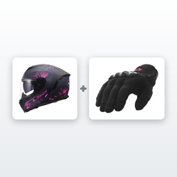 Chollo Kit Moto Casco Integral: Casco + Guantes