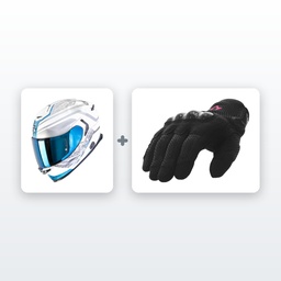 Chollo Kit Moto Casco Integral Premium: Casco + Guantes