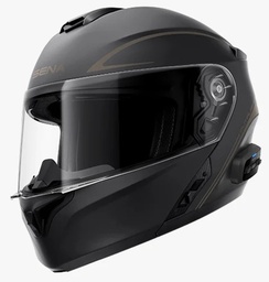 SENA Casco modular  SENA Outrush R con sistema de comunicación integrado - Bluetooth Negro & Negro mate