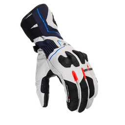 LS2 Nordic Man Gloves Grey Blue Red 3XL
