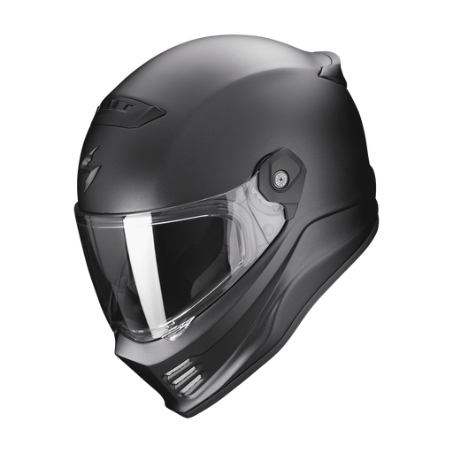 Scorpion Covert Fx Solid Matt pearl black - outlet MotoStore Valencia