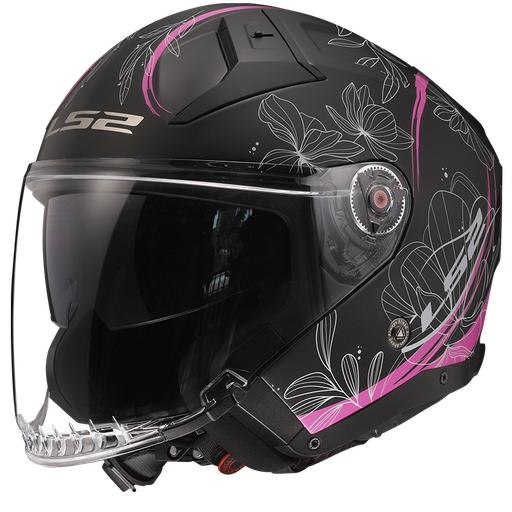 Casco LS2 OF603 INFINITY II LOTUS rosa mate