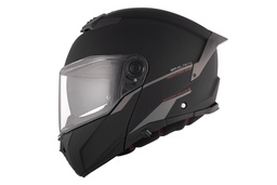 Casco Modular MT FU404SV ATOM 2 SV SOLID A1 MATE Negro