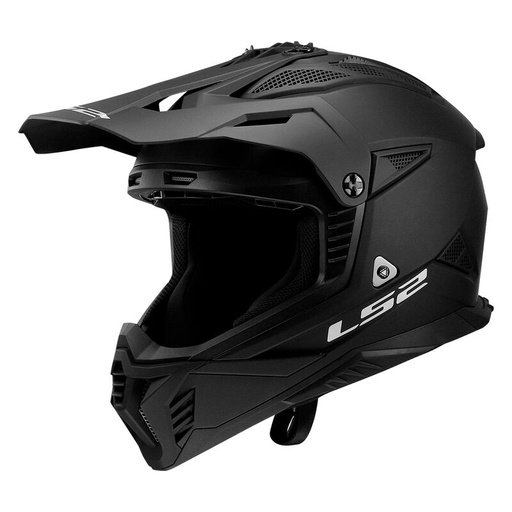 Casco LS2 LS2X708 FAST II SOLID negro mate