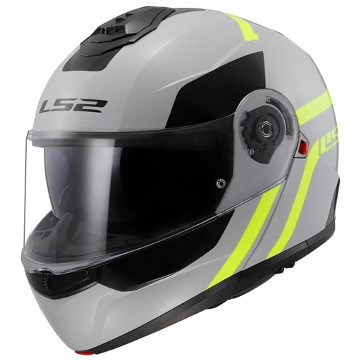 LS2 FF908 STROBE II AUTOX GRIS AMARILLO