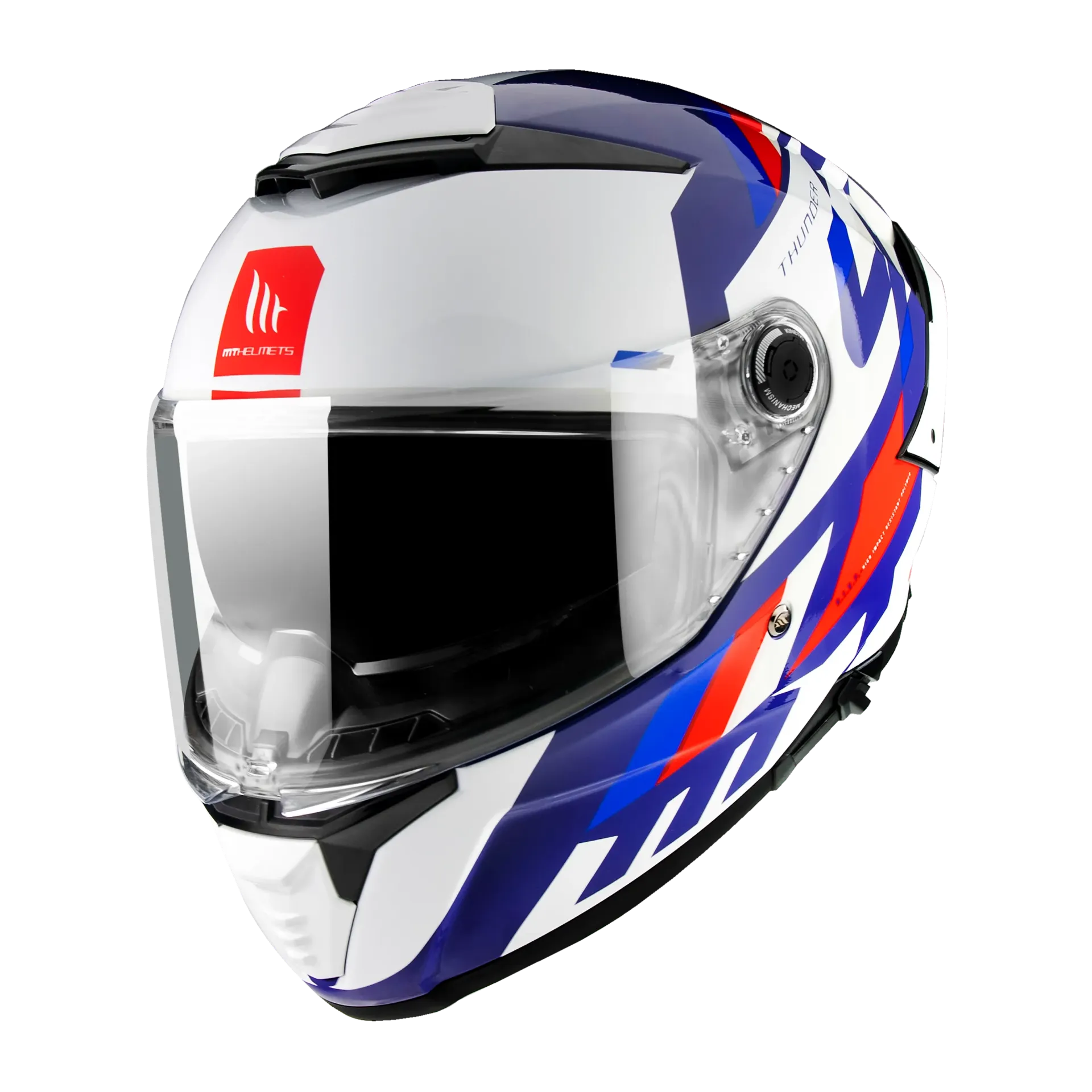Casco Integral MT FF118SV THUNDER 4 SV ERGO C7 PERLA BRILLO Azul