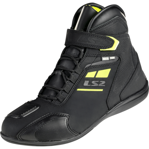 LS2 GARRA MAN BOOTS WP BLACK H-V YELLOW 47