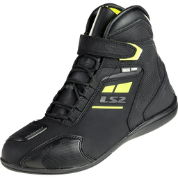 LS2 GARRA LADY BOOTS WP BLACK H-V YELLOW 41