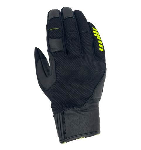 Guante Unik C-96 negro y amarillo fluor