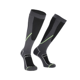 Calcetines Acerbis NO-WET Negro/Amarillo