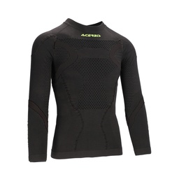 Camiseta Acerbis X-BODY Winter 2.0 Negro/Amarillo