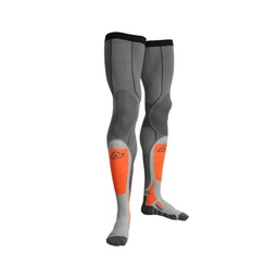 Calcetines Acerbis X-LEG PRO Ventilados Gris/Naranja