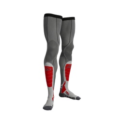 Calcetines Acerbis X-LEG PRO Ventilados Gris/Rojo