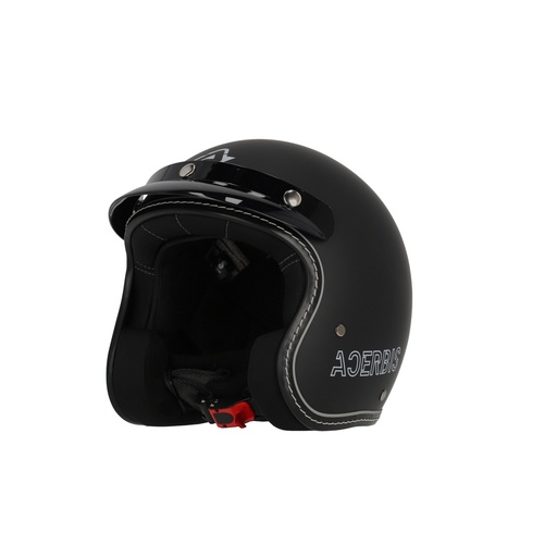 Casco Jet Acerbis Skodela negro mate