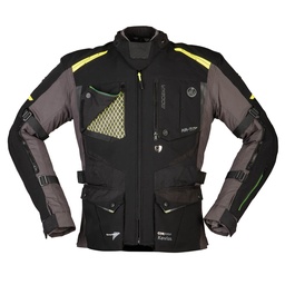 Modeka Chaqueta Talismen Bw/Dk.Gris/Amarillo