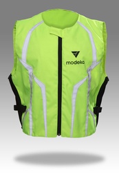 Modeka Chaleco Fahrlehrer Negro/Amarillo