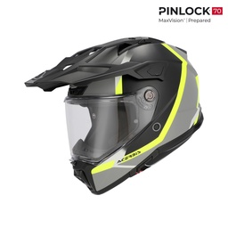 Casco Acerbis ATTACK Negro/Amarillo Flúo